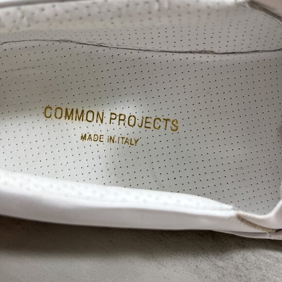 Common Projects Leather Slip On Sneakers - Size EU 40 / Men's 7 / Women's 10 - Picture 9 of 10